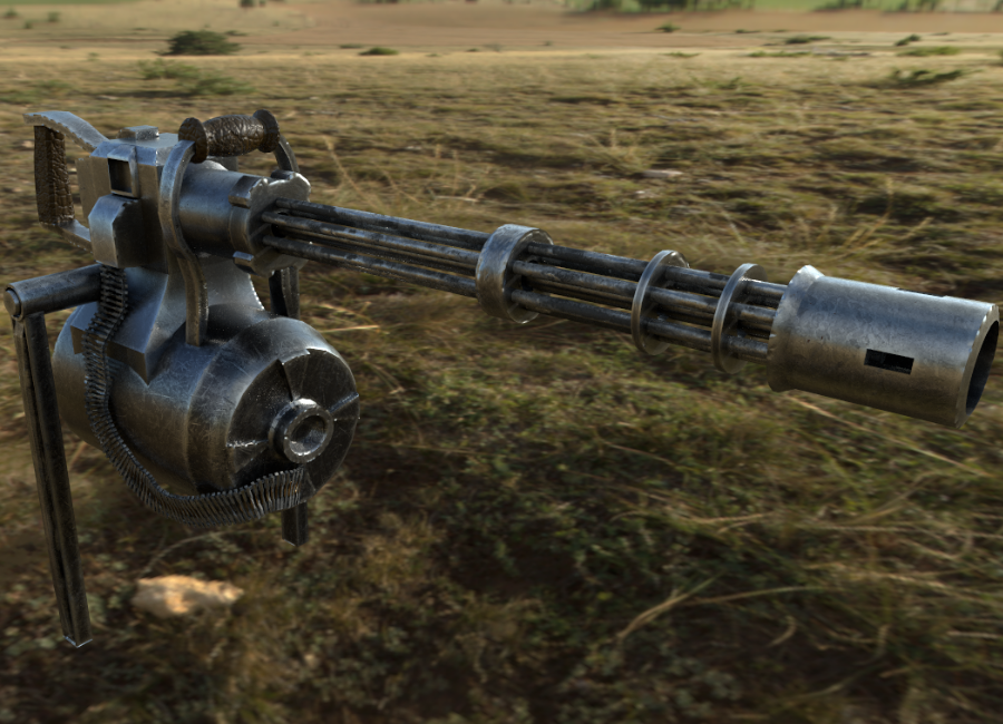 Chaos Riders minigun